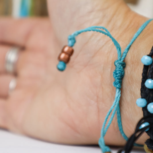 Howlite Sea Turtle Bracelet