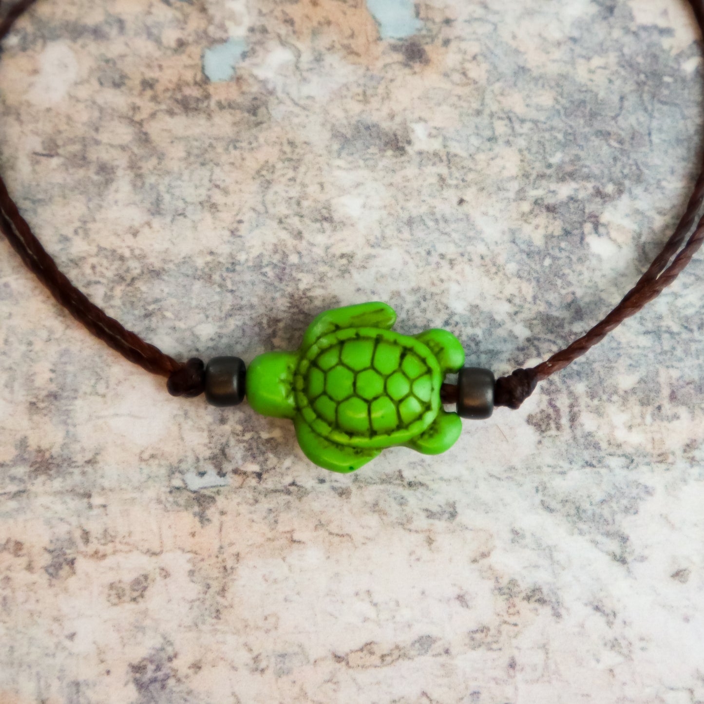 Howlite Sea Turtle Bracelet