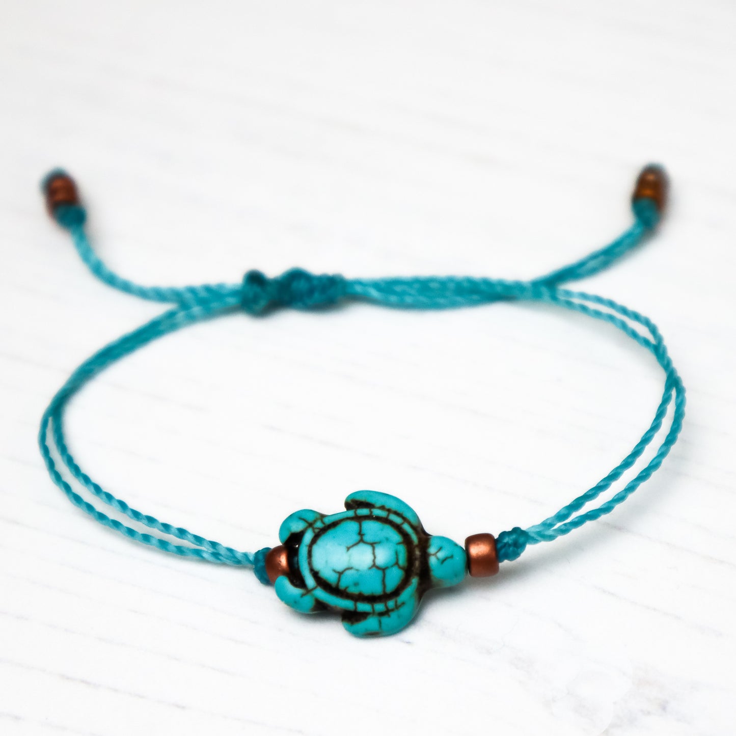 Howlite Sea Turtle Bracelet