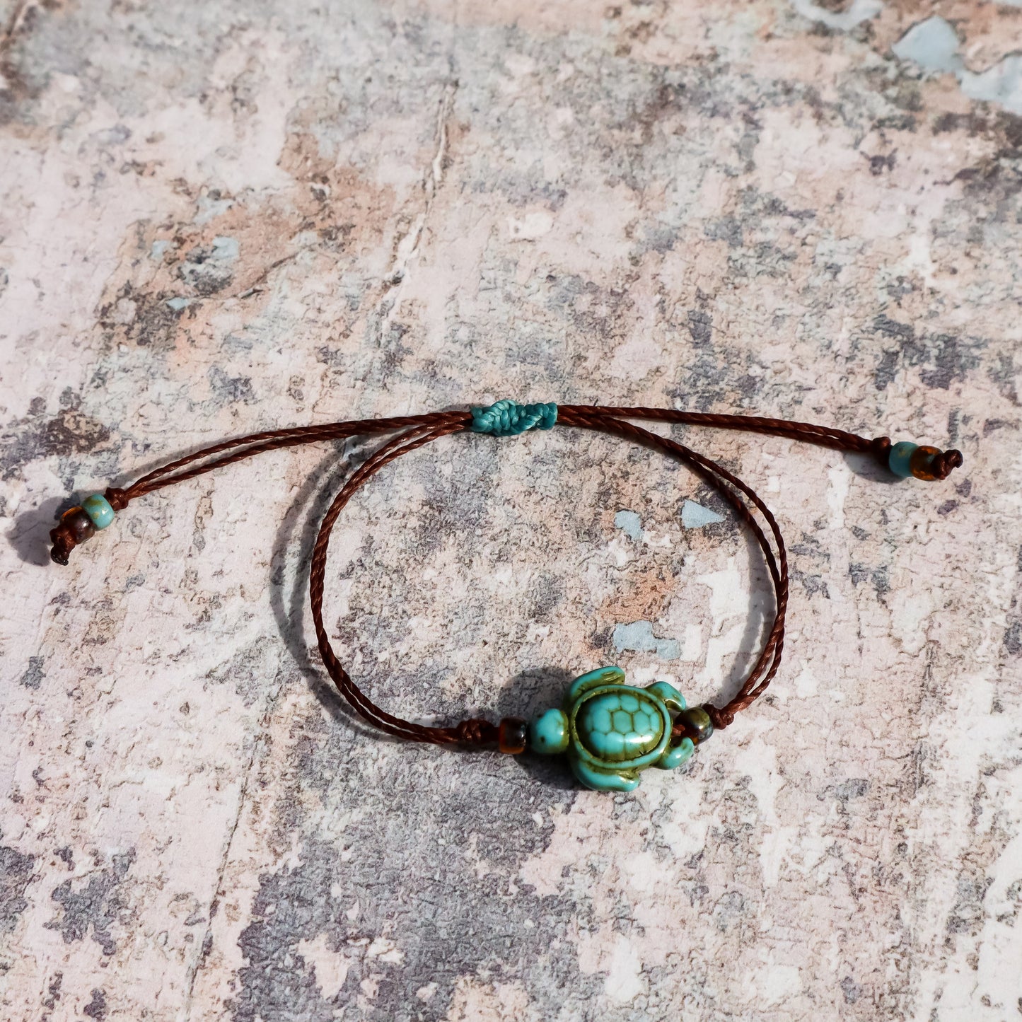 Howlite Sea Turtle Bracelet