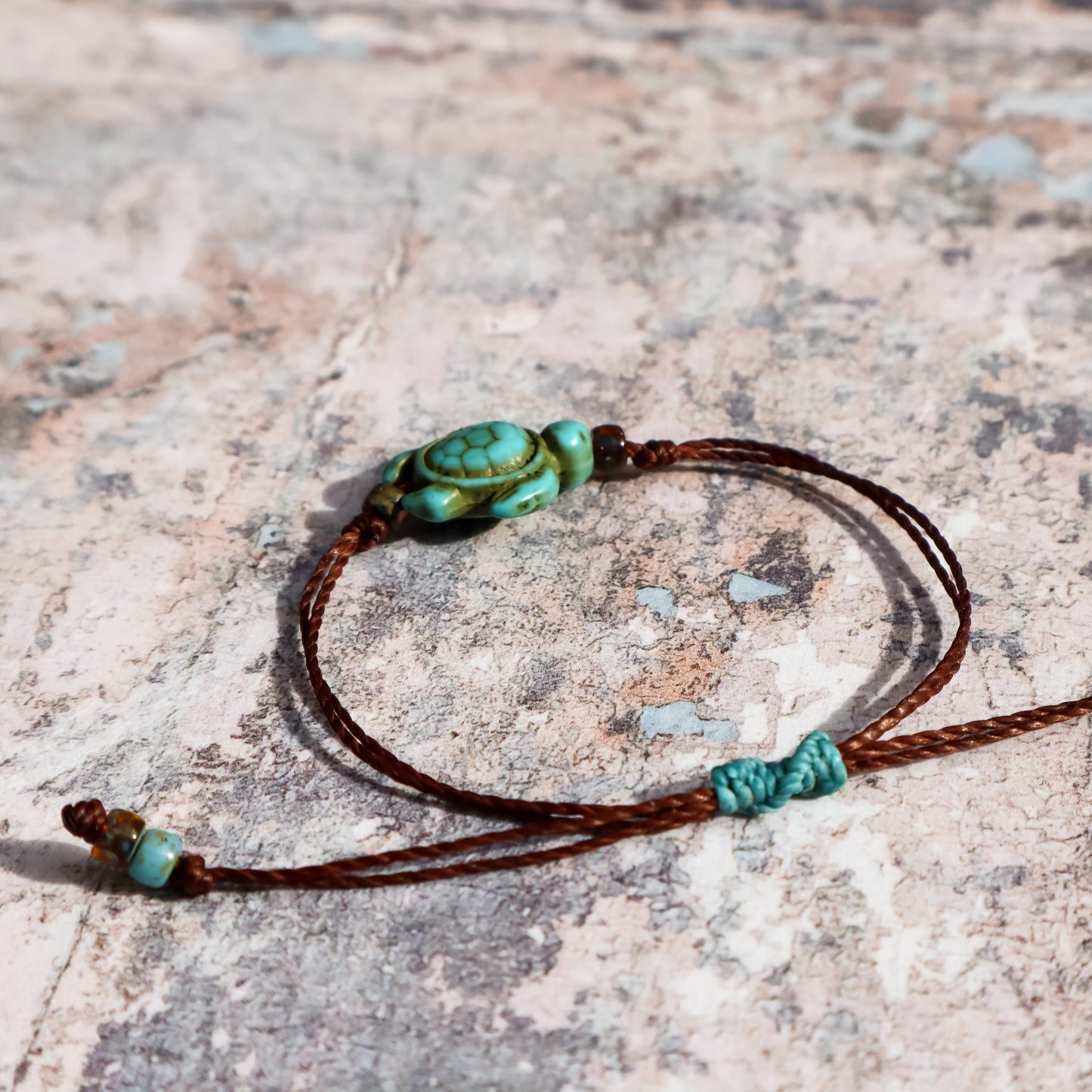 Howlite Sea Turtle Bracelet