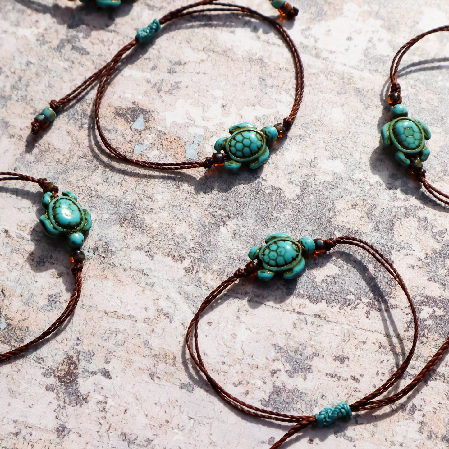 Howlite Sea Turtle Bracelet
