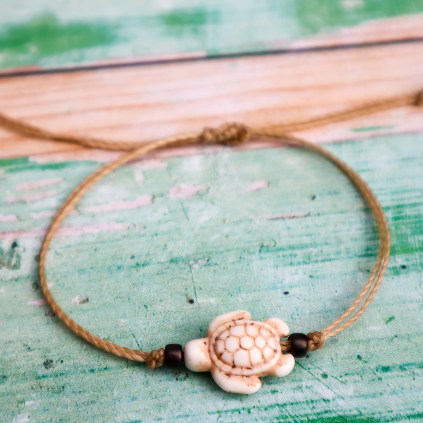 Howlite Sea Turtle Bracelet