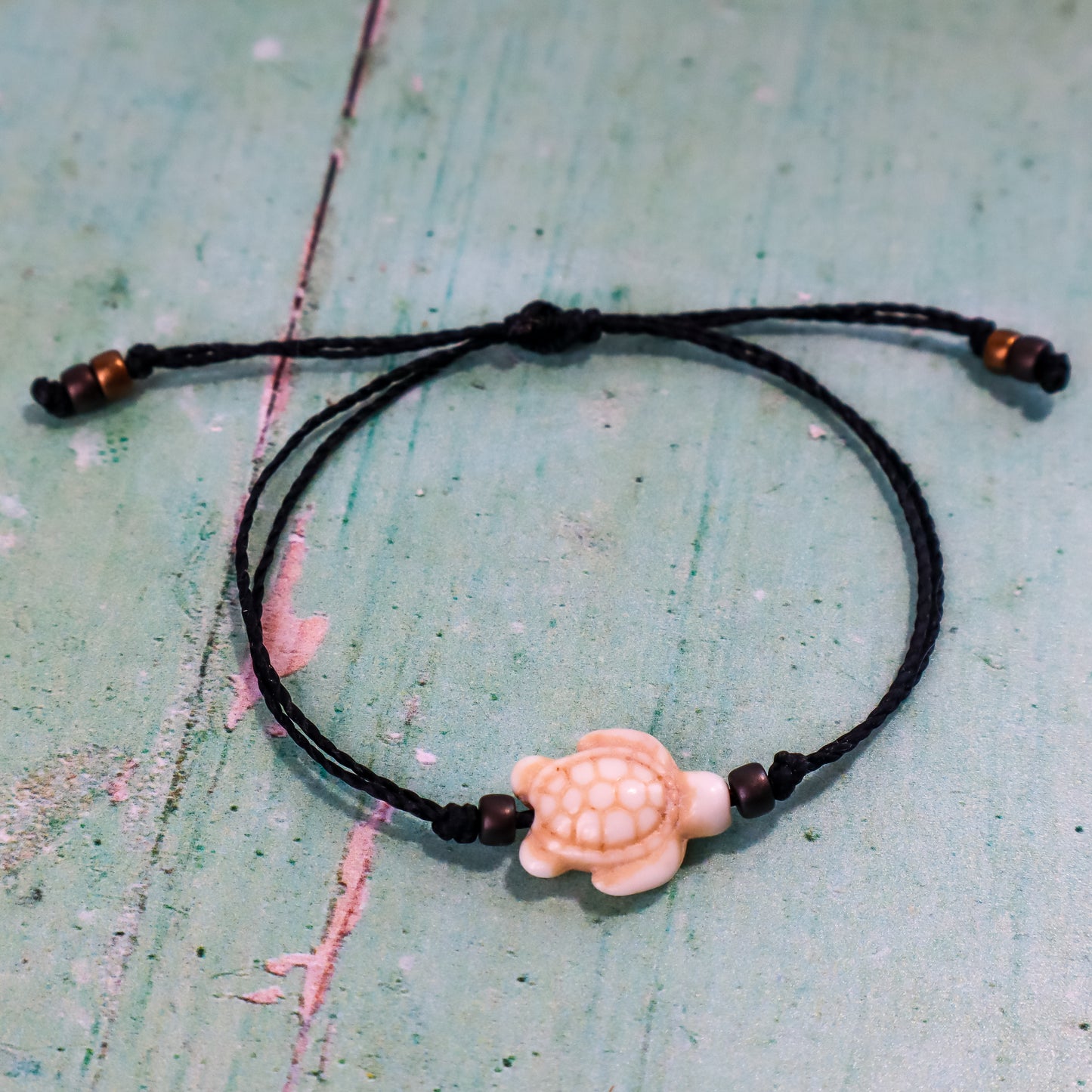 Howlite Sea Turtle Bracelet