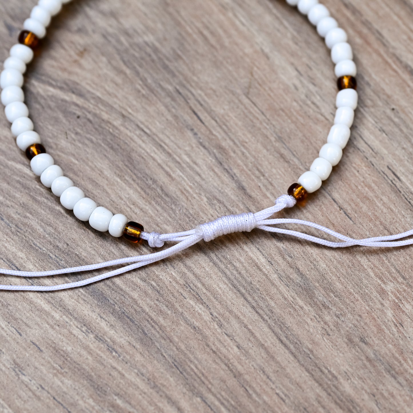 White Starfish Charm Bracelet