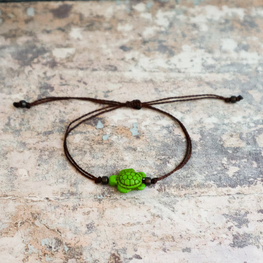 Howlite Sea Turtle Bracelet